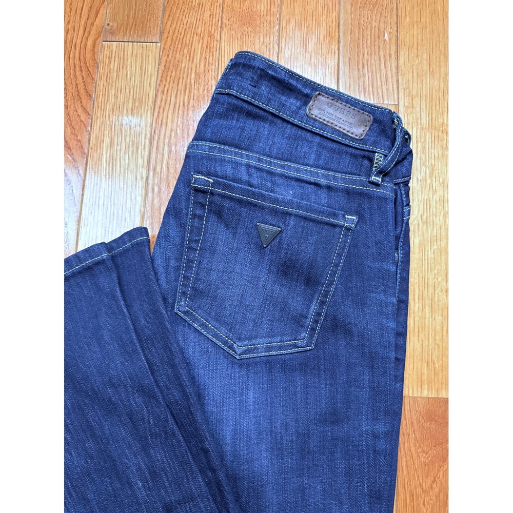 Guess Los Angeles 1981 Boot Mid Dark Wash Bootcut Jeans Size 26 W23A J5R1K40